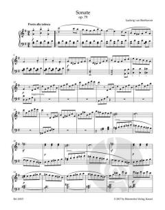 Sonate in G op. 79 - 'Sonate facile' von Jonathan Del Mar für Klavier im Alle Noten Shop kaufen