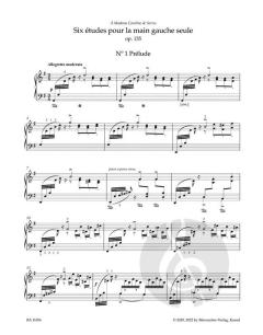 6 Études pour la main gauche seule op. 135 R 54 von Camille Saint-Saëns (Download) 
