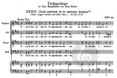 Tischgesänge SWV 88-93 (Gottfried Grote) 