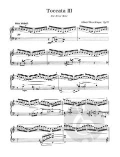Toccata Nr.3 op. 72 von Albert Moeschinger (Download) 