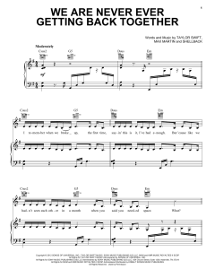 We Are Never Ever Getting Back Together von Taylor Swift (Download) 