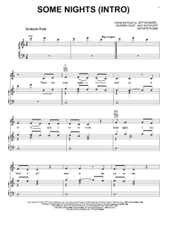 Some Nights (Intro) von fun. (Download) 