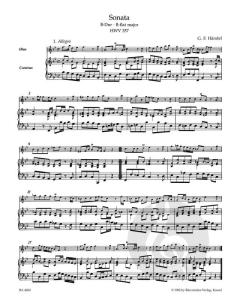 Sämtliche Sonaten für Oboe und Basso continuo von Georg Friedrich Händel (Download) 