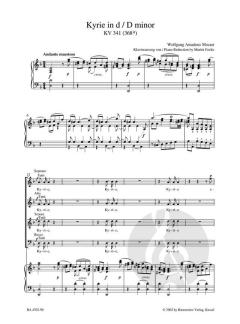 Kyrie d-moll KV 341 (368a) von Wolfgang Amadeus Mozart (Download) 