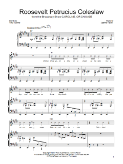 Roosevelt Petrucius Coleslaw von Jeanine Tesori (Download) 