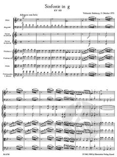 Sinfonie Nr. 25 g-Moll KV 183 von Wolfgang Amadeus Mozart (Download) 