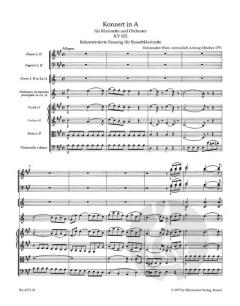 Konzert A-Dur KV 622 von Wolfgang Amadeus Mozart (Download) 