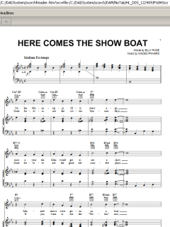 Here Comes The Show Boat von Maceo Pinkard (Download) 