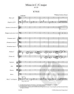 Missa solemnis KV 337 von Wolfgang Amadeus Mozart 