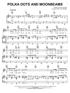 Polka Dots And Moonbeams von Jimmy van Heusen (Download) 