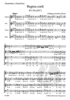 Regina coeli KV 276 (321b) von Wolfgang Amadeus Mozart (Download) 