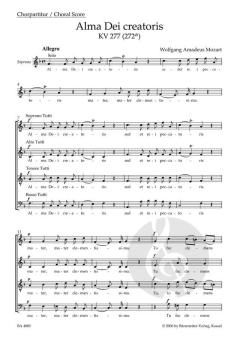 Alma Dei creatoris KV 277 (272a) (W.A. Mozart) 