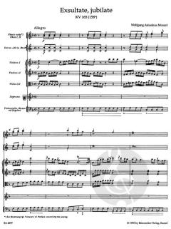Exultate jubilate KV 165 (158a) von Wolfgang Amadeus Mozart 