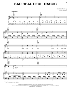 Sad Beautiful Tragic von Taylor Swift (Download) 