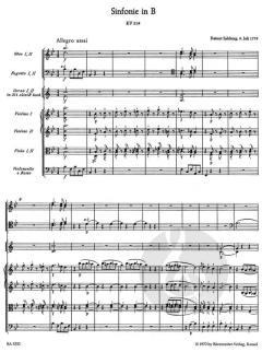 Sinfonie Nr. 33 B-Dur KV 319 von Wolfgang Amadeus Mozart (Download) 