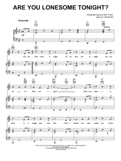 Are You Lonesome Tonight? von Elvis Presley (Download) 