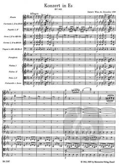 Konzert Nr. 22 Es-Dur KV 482 von Wolfgang Amadeus Mozart (Download) 