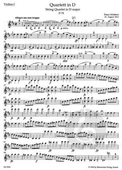 Streichquartette 3 von Franz Schubert (Download) 
