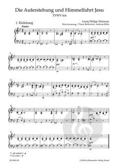 Die Auferstehung und Himmelfahrt Jesu TWV 6:6 (Georg Philipp Telemann) 