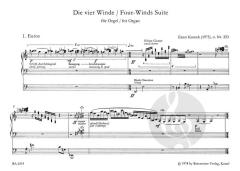 Die vier Winde op. 223 von Ernst Krenek 