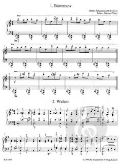 Leichte Klavierstücke und Tänze von Robert Schumann (Download) 