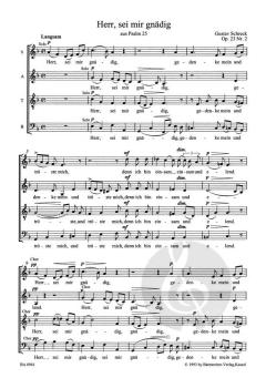 Lied-Motetten und Psalmen von Gustav Schreck (Download) 