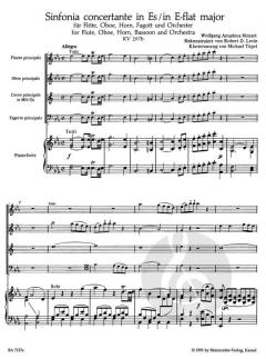 Sinfonia concertante KV Anh I/9 (297b) (W.A. Mozart) 