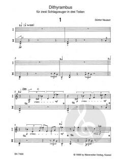 Dithyrambus von Günter Neubert (Download) 