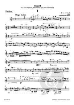 Sextett von Erwin Schulhoff 