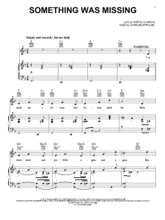 Something Was Missing von Charles Strouse (Download) 