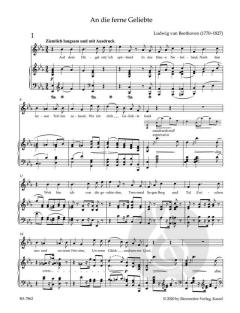 An die ferne Geliebte op. 98 von Ludwig van Beethoven 