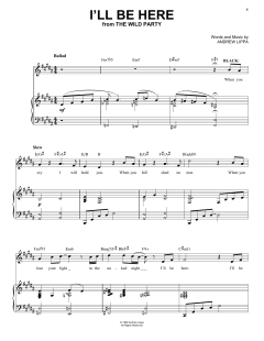 I'll Be Here von Andrew Lippa (Download) 