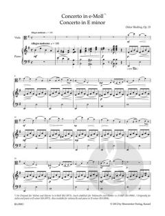 Concerto h-Moll op. 35 von Oskar Rieding 