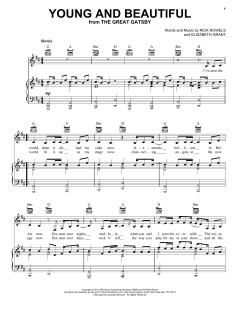 Young And Beautiful von Lana del Rey (Download) 