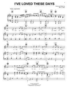 I've Loved These Days von Billy Joel (Download) 