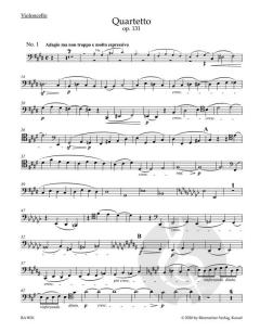 Streichquartett cis-Moll op. 131 von Ludwig van Beethoven im Alle Noten Shop kaufen (Stimmensatz)