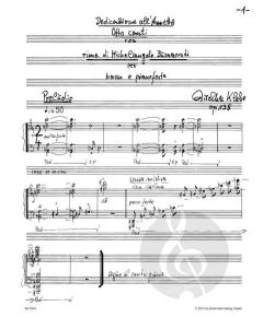 Otto canti op. 135 von Giselher Klebe 