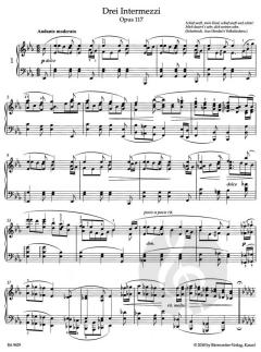 Drei Intermezzi op. 117 von Johannes Brahms (Download) 