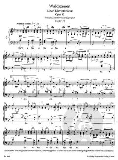 Waldszenen op. 82 (Forest Scenes) von Robert Schumann (Download) 