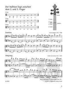 Früher Anfang auf der Bratsche 3 von Egon Sassmannshaus 