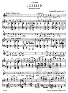 Sämtliche Lieder mit Klavierbegleitung 2 von Gerhard Frommel (Download) 