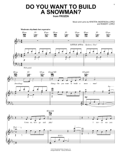Do You Want To Build A Snowman? von Robert Lopez (Download) 
