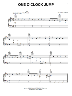 One O'Clock Jump von Count Basie (Download) 