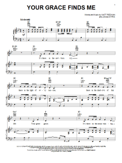 Your Grace Finds Me von Matt Redman (Download) 