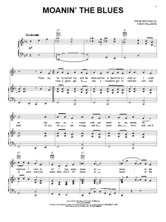 Moanin' The Blues von Hank Williams (Download) 