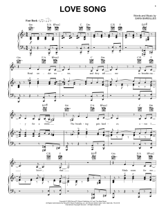 Love Song von Sara Bareilles (Download) 