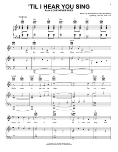 'Til I Hear You Sing von Glenn Slater (Download) 
