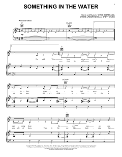 Something In The Water von Carrie Underwood (Download) 