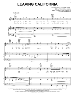 Leaving California von Maroon 5 (Download) 