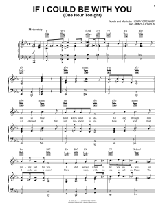 If I Could Be With You (One Hour Tonight) von Henry Creamer (Download) 